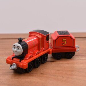 James w/ Tender Trackmaster Diecast Train Engine Push Along Take and Play 2013